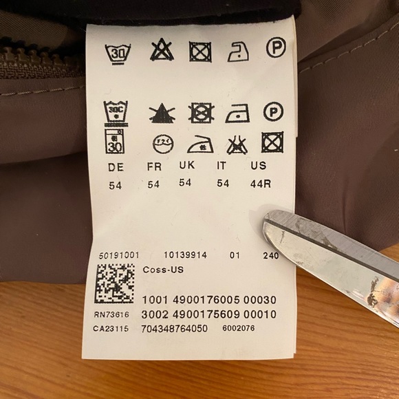 HUGO BOSS Men’s Bomber Jacket Sz 44R - Picture 9 of 12